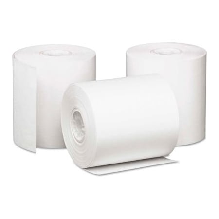 Pm Company ® Single-Ply Cash Register/POS Rolls 0, 3" x 85', White, 50 Rolls/Carton 9228